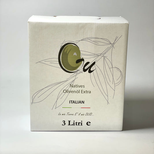Olio Gu - Extra natives Olivenöl 3L Baginbox